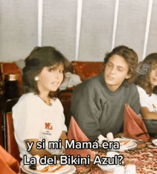 La mujer aparece en fotos de joven junto a 'El Sol'