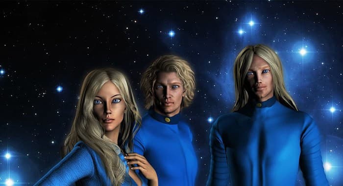 Los pleyadianos tienen un gran estado de conciencia y espiritual, que les da poderes de viajar en el tiempo y una vida hasta los mil años terrestres. Son considerados como un grupo de seres iluminados que se han ofrecido a ayudar a los humanos a alcanzar una nueva etapa evolutiva.