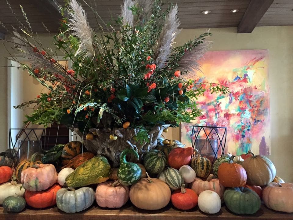 Abundancia de calabazas en el Otoño @ Auberge du Soleil