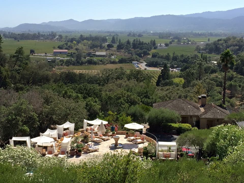 Hermosa vista del Valley de Napa @ Auberge du Soleil