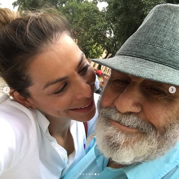 Lourdes Stephen y su papá se llevaban muy bien y eso lo reflejaban en cada fotografía.