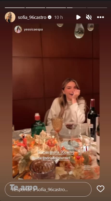 Posteriormente, la primogénita de Angélica y ‘El Güero’ compartió fotografías y videos de la cena de Thanksgiving que disfrutó. 
<br>