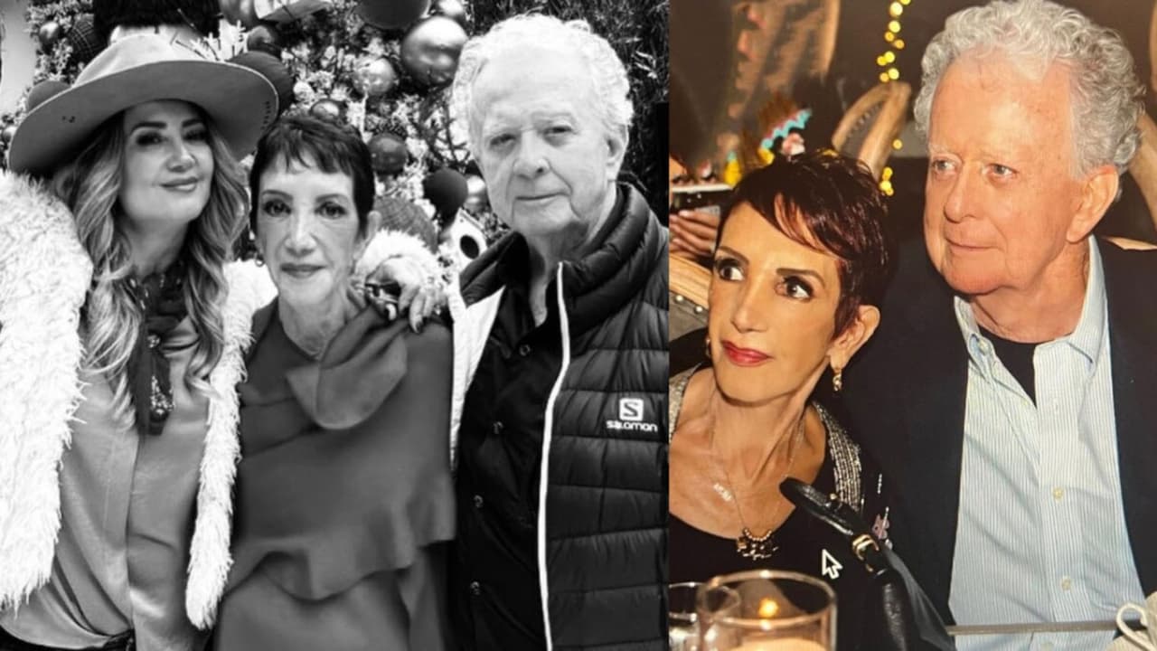 Andrea Legarreta conmueve al celebrar el cumpleaños de su papá por primera vez sin su mamá