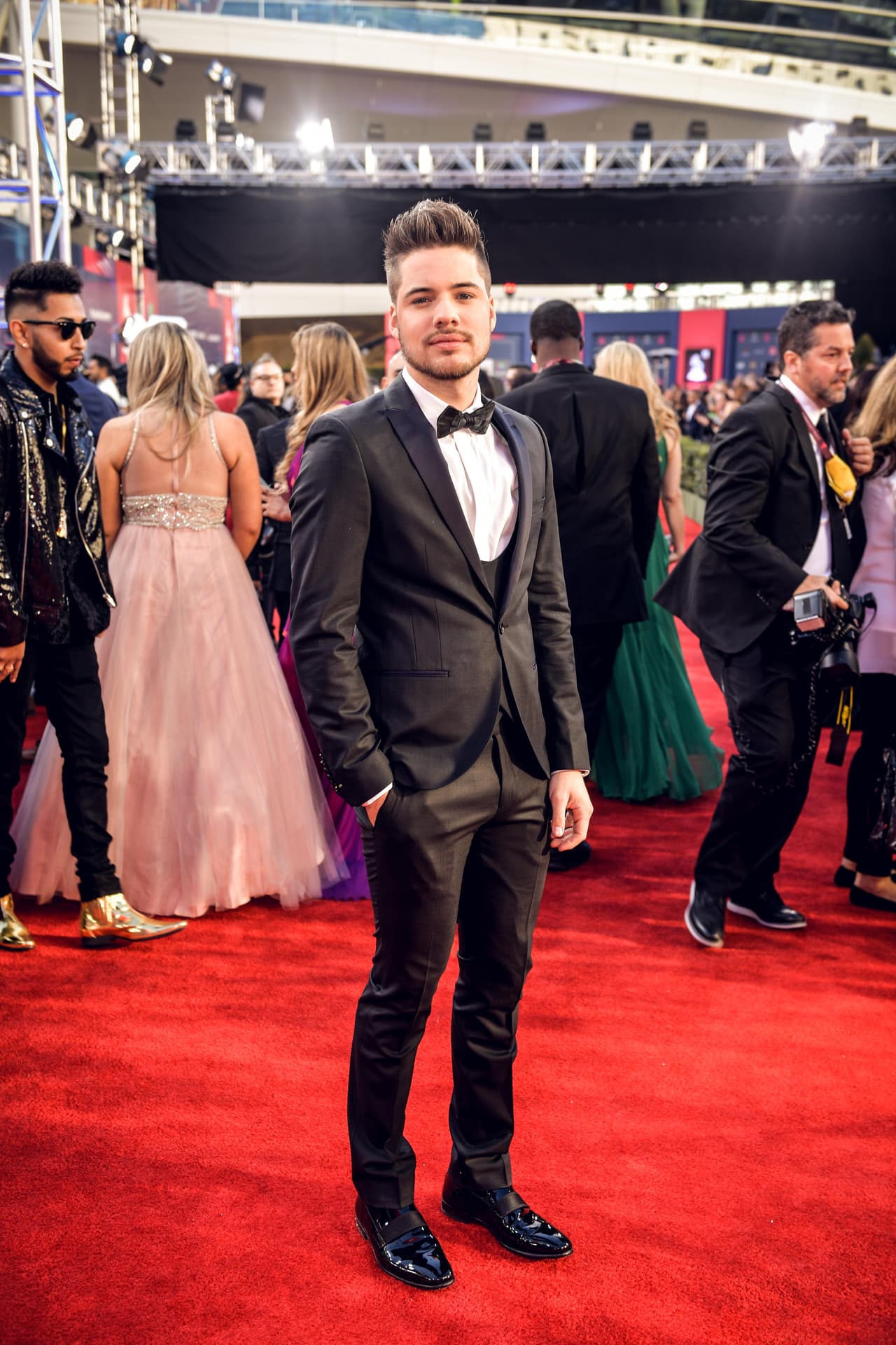 Conquistó con su look.