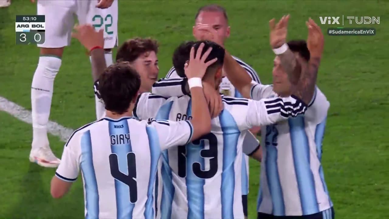 ¡Goleada de Argentina! ¡Gol de Cuti Romero de Cabeza para el 3-0!