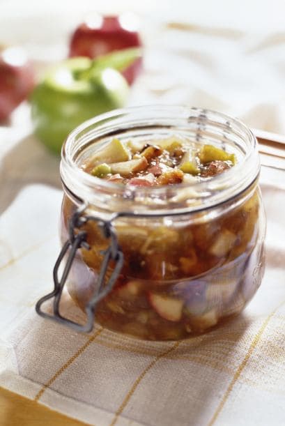 ‘Chutney’. Este tipo particular de salsa agridulce es de origen indio y se utiliza muchísimo en la cocina británica, para acompañar todo tipo de carnes rostizadas y quesos.