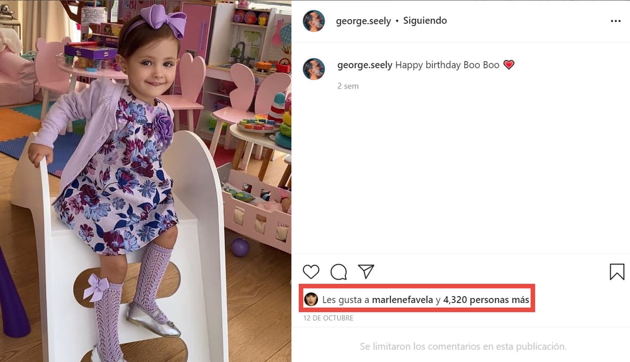 Incluso, Marlene Favela da 'like' a algunas de las publicaciones de su exesposo.
<br>