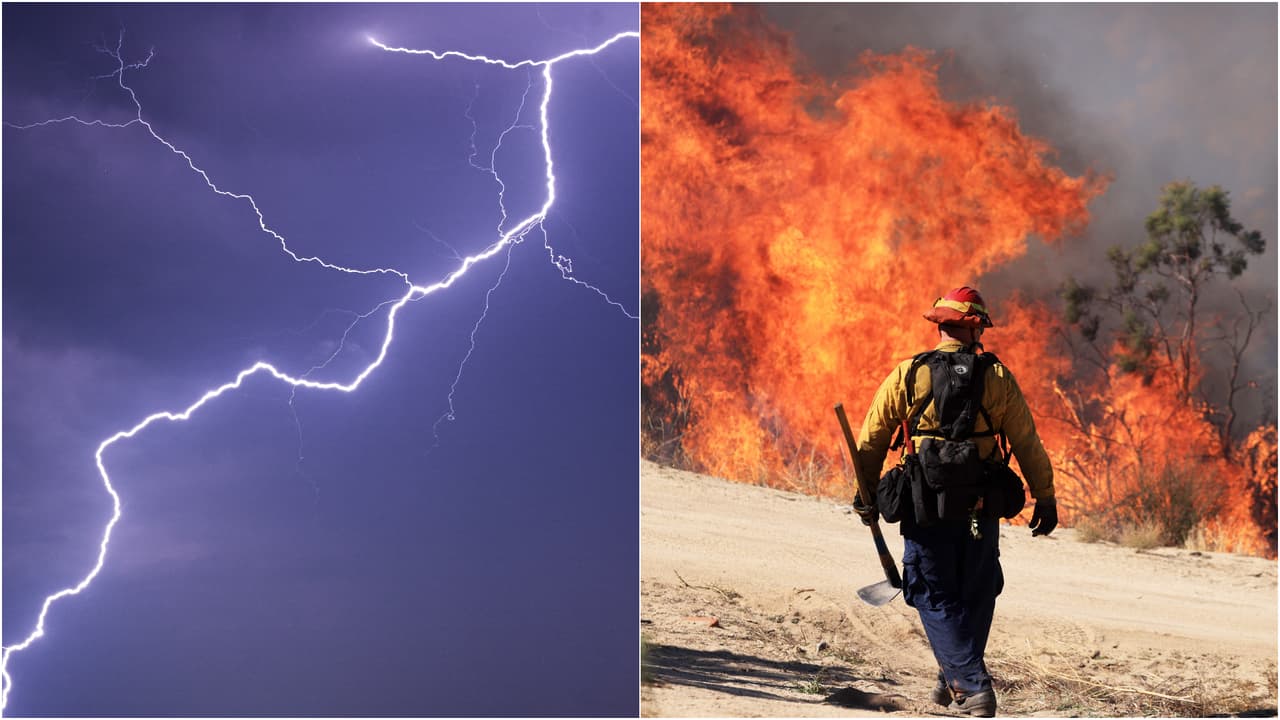¿Tormentas eléctricas e incendios en verano? Esto es lo que está pasando en California