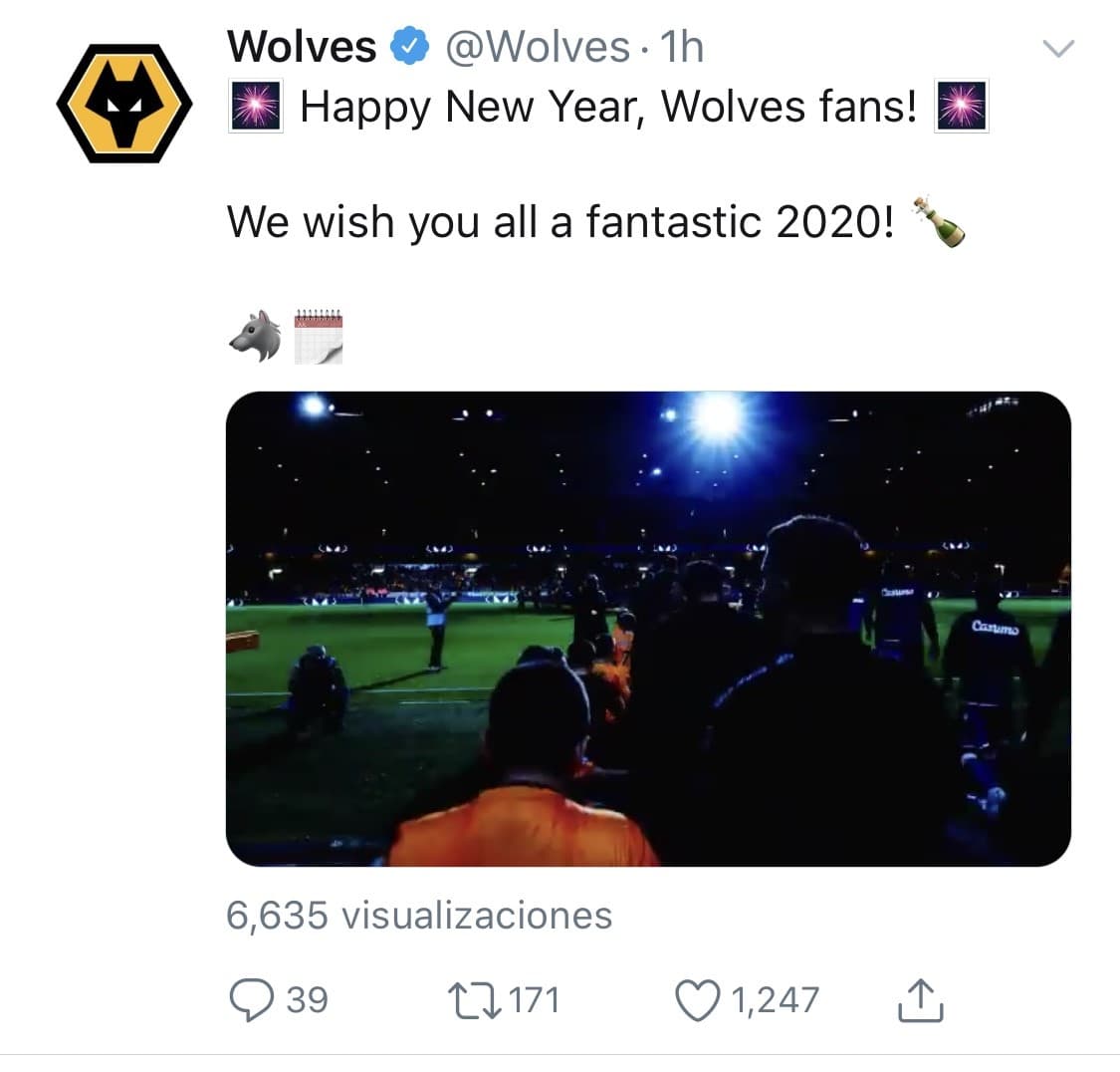 Jugadores entrenadores y clubes desean un gran 2020 a todos sus aficionados.