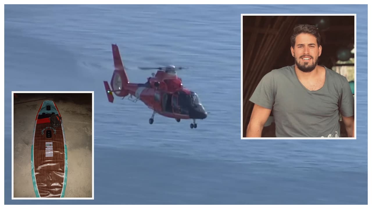 Expanden hacia el noreste la búsqueda del joven desaparecido en su tabla de paddle en Key Biscayne