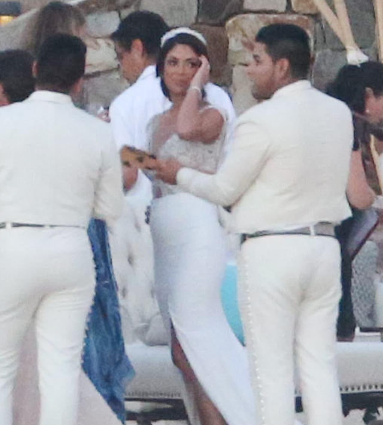 Nicole Johnson se veía feliz y muy guapa.