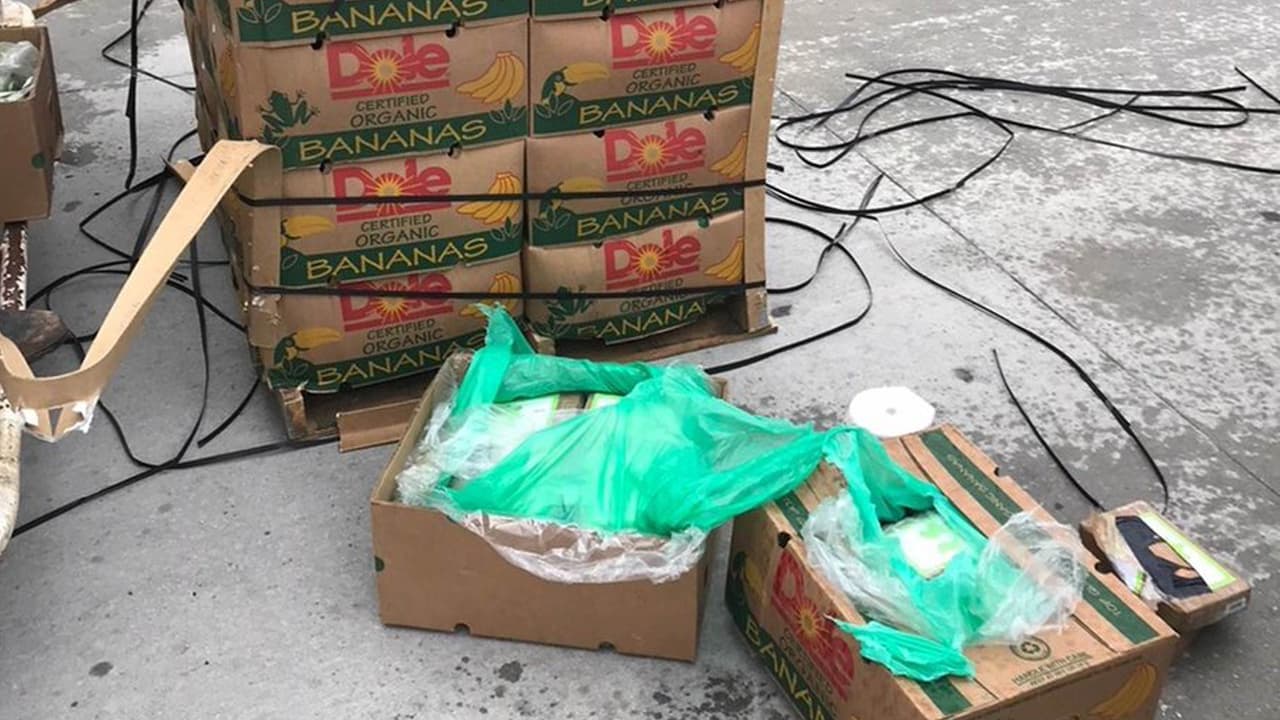 Encuentran cocaína en un cargamento de bananas donada al sistema penitenciario de Texas