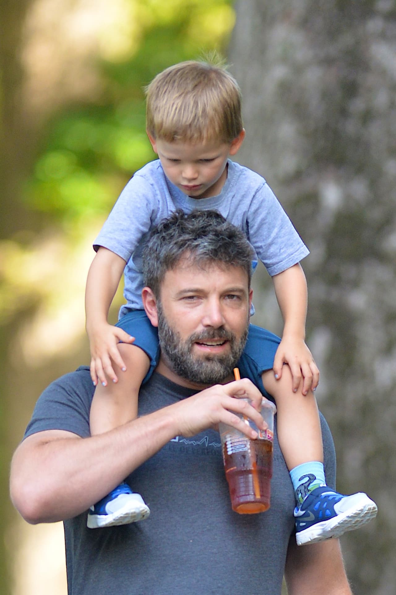 Así pasearon Ben y Jennifer Garner en familia hace unos cuantos días.