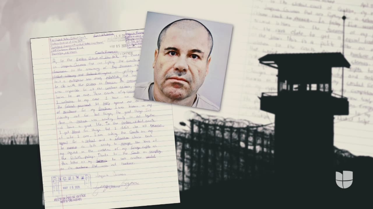 "No le hice daño a nadie": 'El Chapo' Guzmán envía nueva carta desde prisión y pide regresar a México