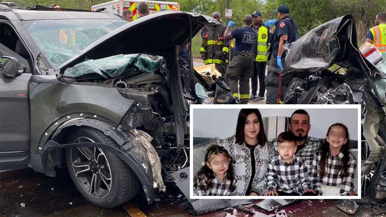 Familia hispana involucrada en choque múltiple que dejó un muerto y 9 heridos al sur de Chicago