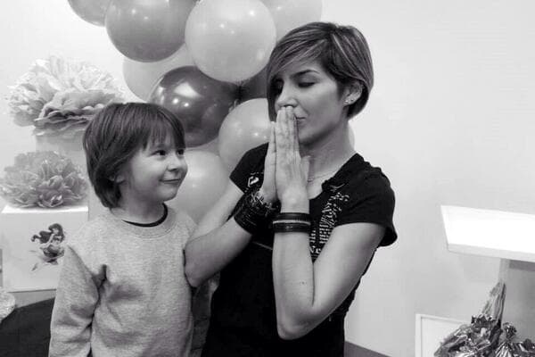 Pannini compartía momentos con su hijo Gabriel, pero aun no revelaba quien le había robado su corazón.