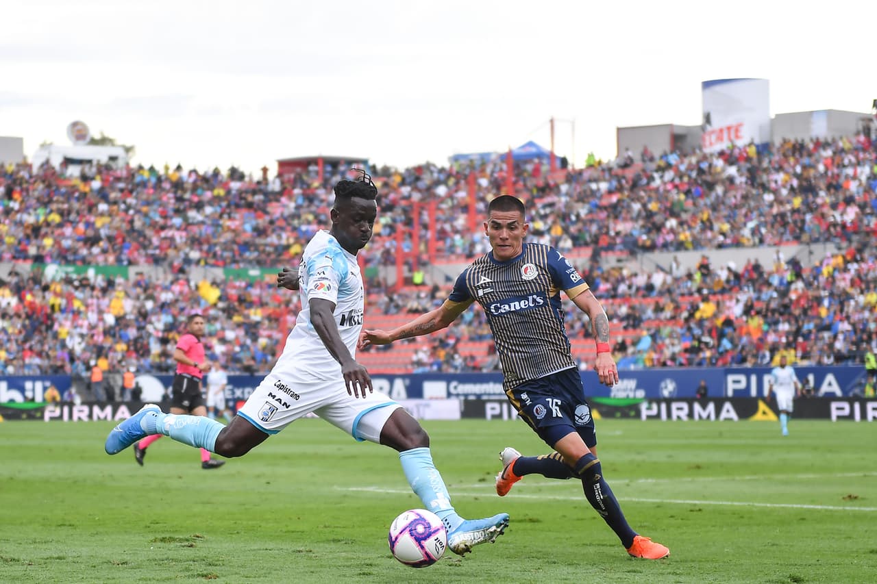 San Luis 0-2 Querétaro. Pereira y Romo marcaron los goles de Gallos.