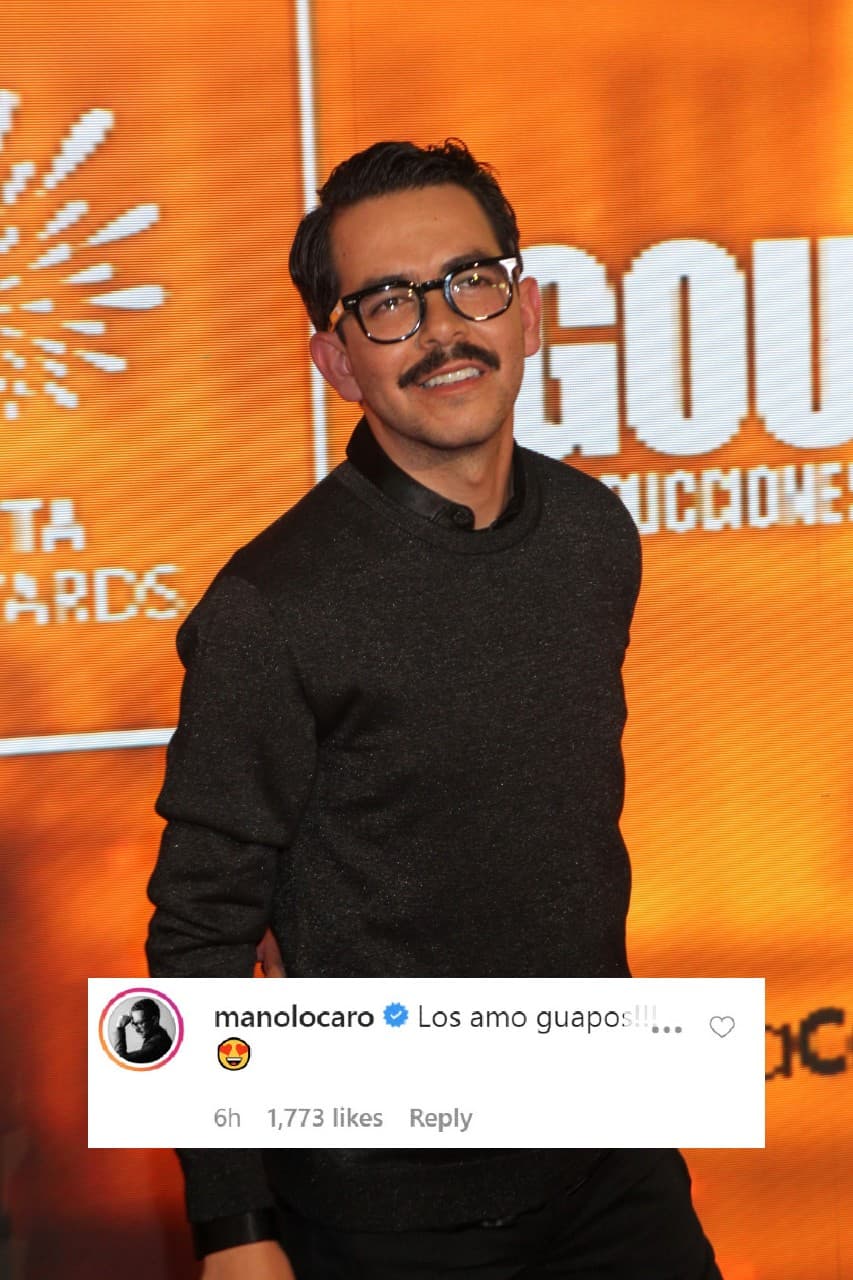 Amigos y seguidores no tardaron en reaccionar con una ola de comentarios, incluido el director 
<b>Manolo Caro</b>, con quien trabajaron juntos en su más reciente proyecto para Netflix, la miniserie 'Alguien tiene que morir'.
<br>