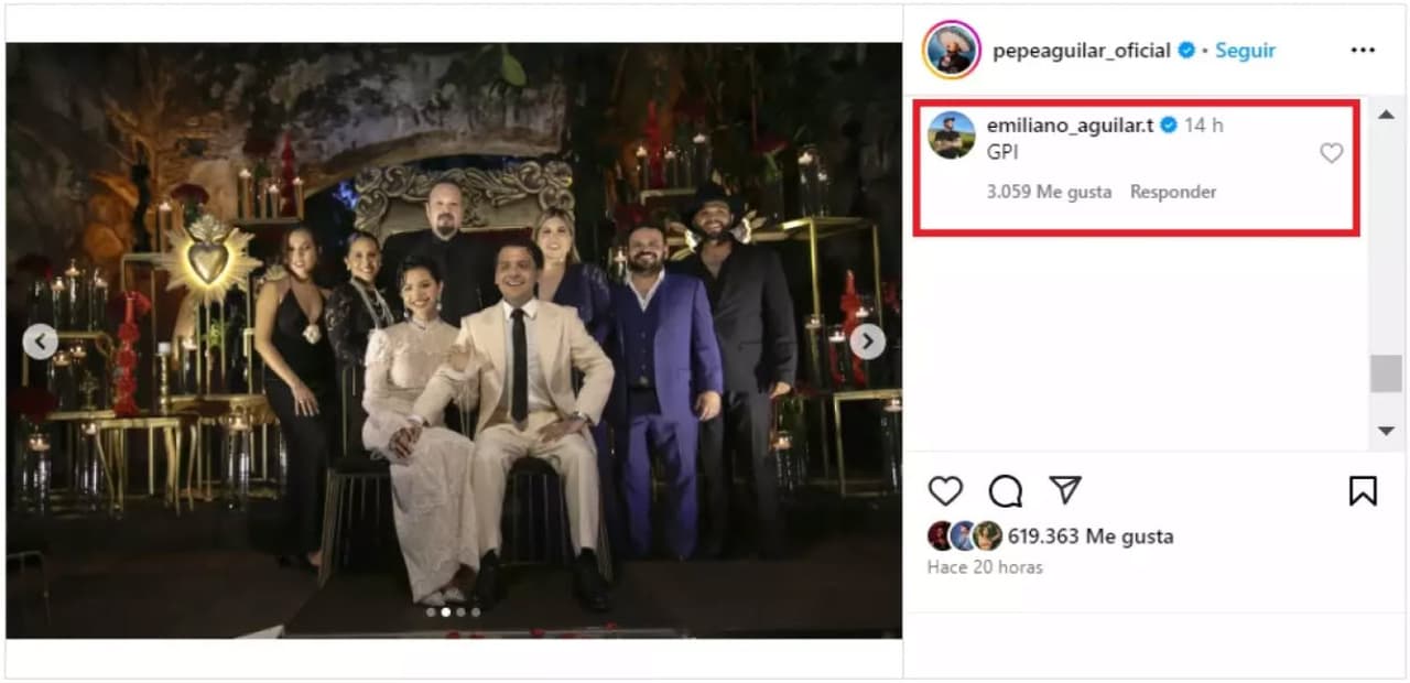 Emiliano Aguilar no fue invitado a la boda de su hermana.