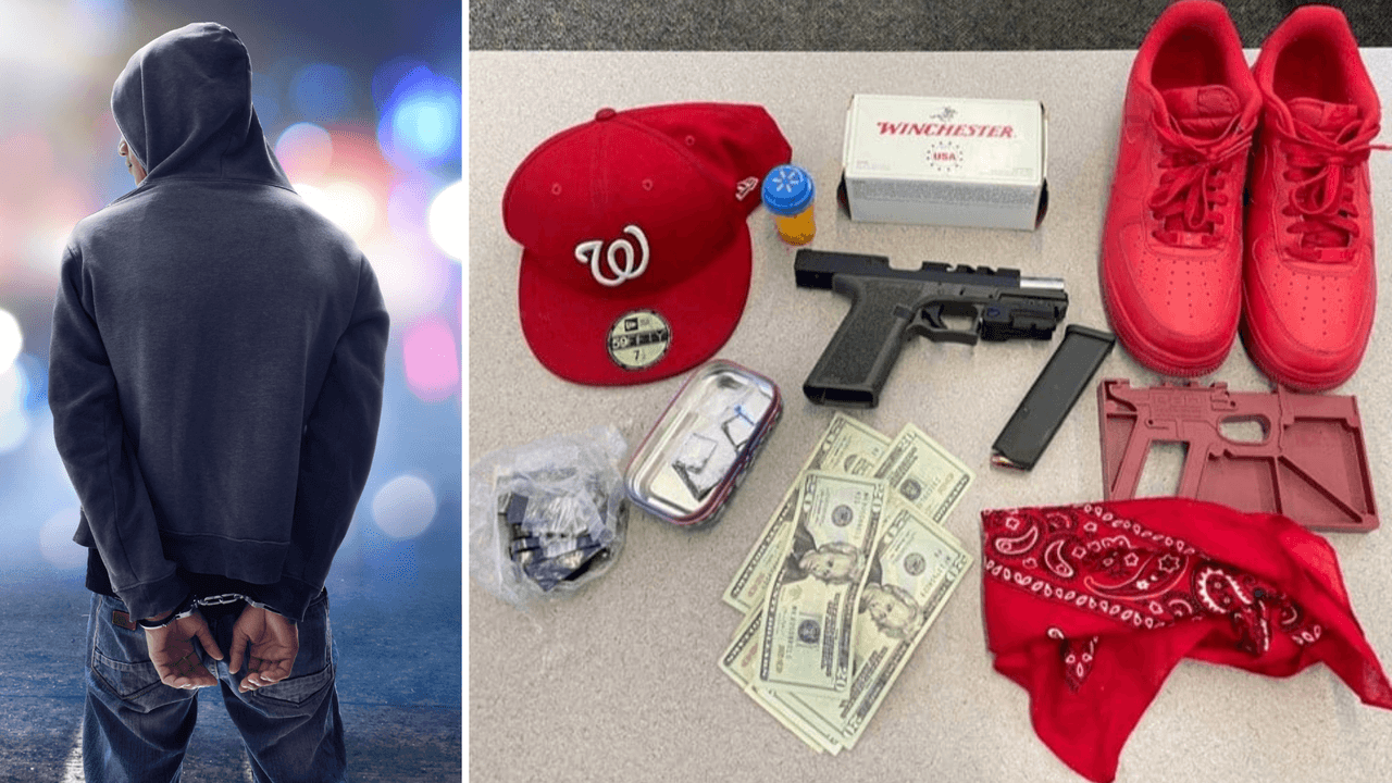 Arrestan a tres presuntos pandilleros que usaban accesorios rojos, comúnmente vinculados a Los Norteños