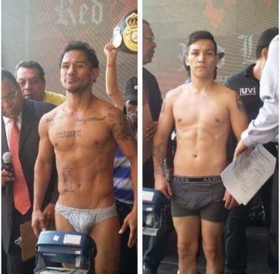 Luis 'Nica' Concepción en peso, Hernán 'Tyson' Márquez falló