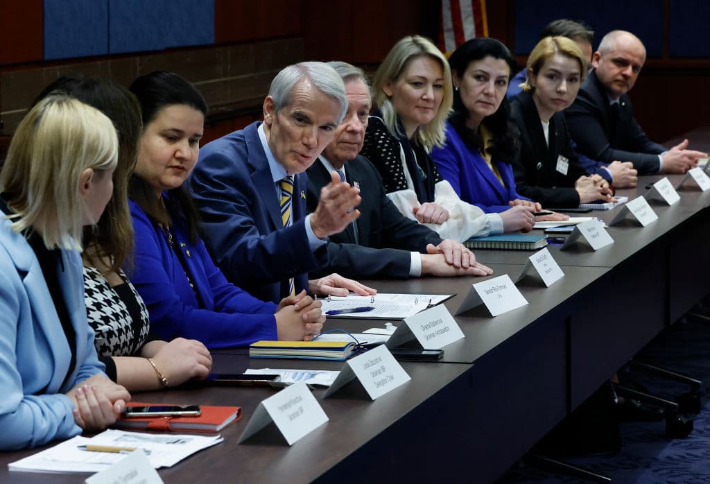 El grupo de parlamentarias ucranianas tuvo varias reuniones con sus homólogos en Washington DC.