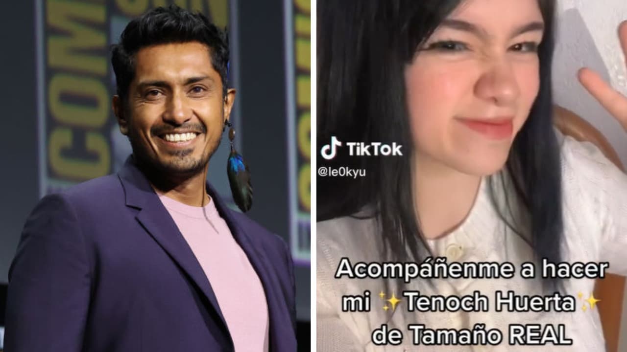 TikToker hizo su propio Tenoch Huerta de tamaño real e impactó en redes: compartió el tutorial