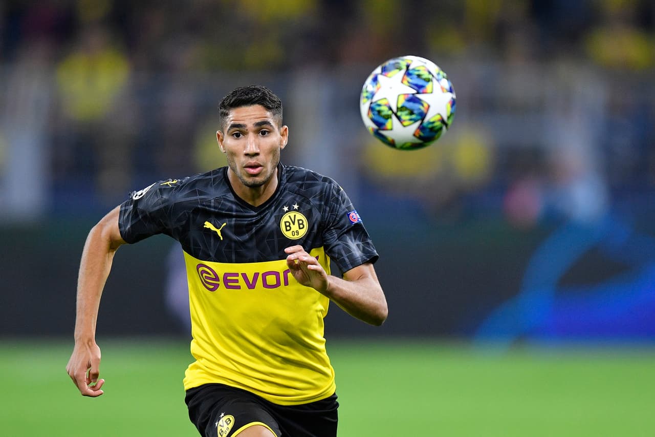 Achraf Hakimi, del Borussia Dortmund, 10 pases decisivos.