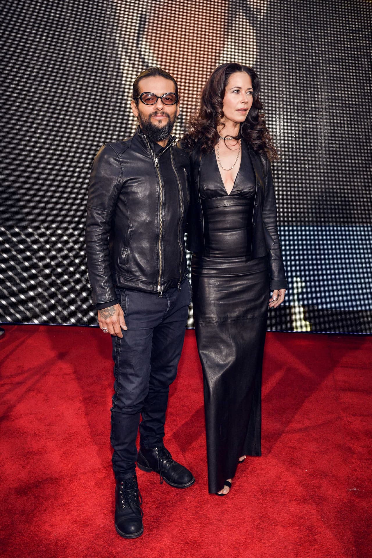 Robi Draco Rosa desfiló con su esposa, Ángela Alvarado