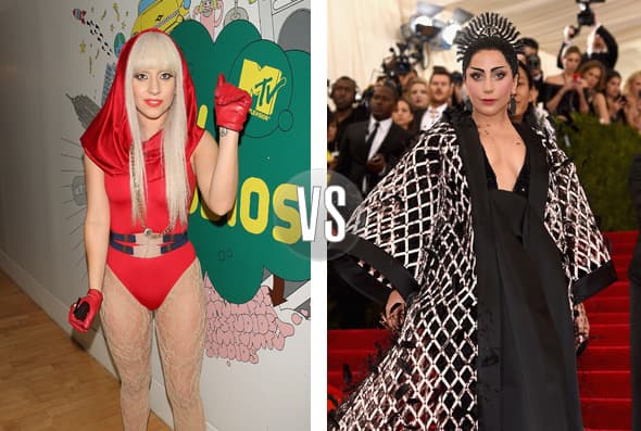 Lady Gaga ha pasado de ser exótica a extraña... En las alfombras es una de las que más llama la atención.