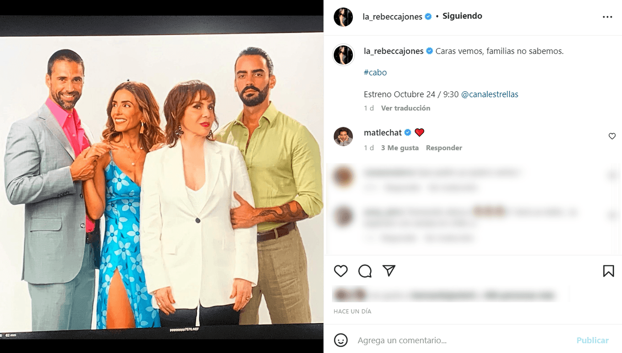 Rebecca Jones en la telenovela 'Cabo'.