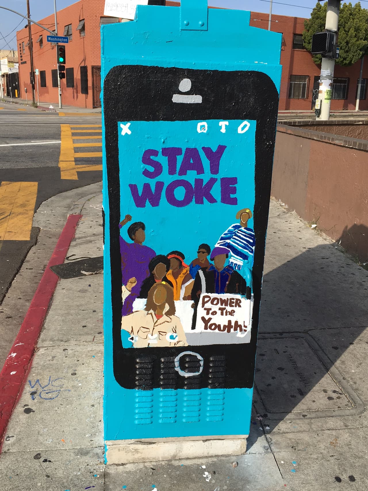 Expresaron sus ideas mediante la pintura.