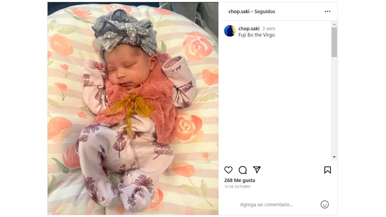 Taraja Ramsess, actor de Marvel, mostró a su recién nacida Fuji, quien murió con él el pasado 31 de octubre.