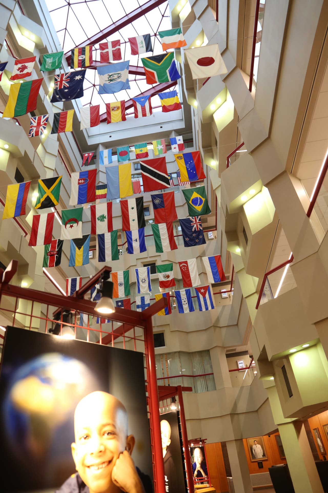 Estas banderas representan las diferentes nacionalidades de los doctores que han pasado por 
<b>St. Jude</b>.
<br>
<br>
<b>DONA AQUÍ: <a href="http://bit.ly/UnidosConStJude" target="_blank">bit.ly/UnidosConStJude</a></b>