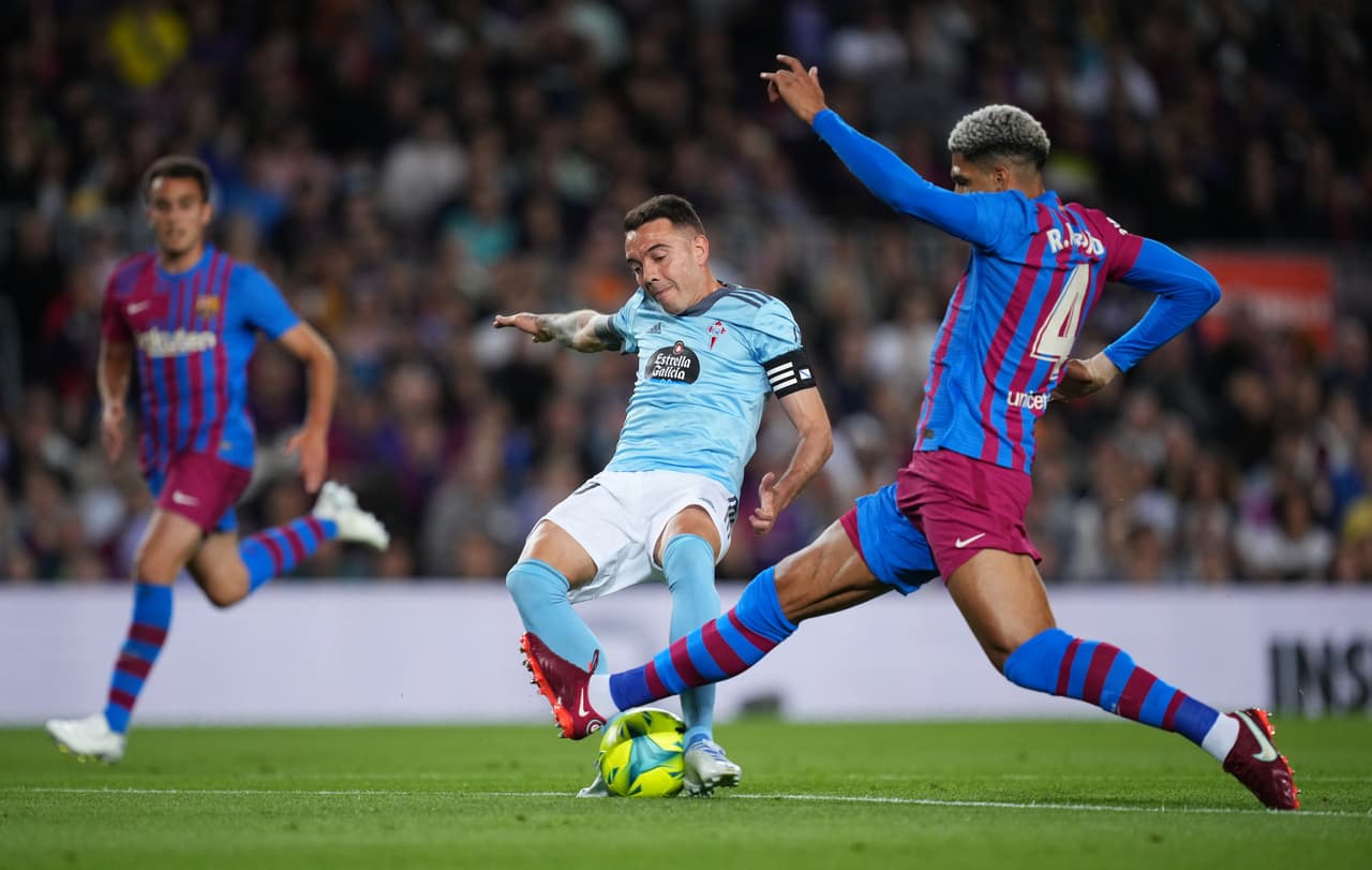 Iago Aspas fue el más peligroso del equipo Gallegó y marcó al 50'.