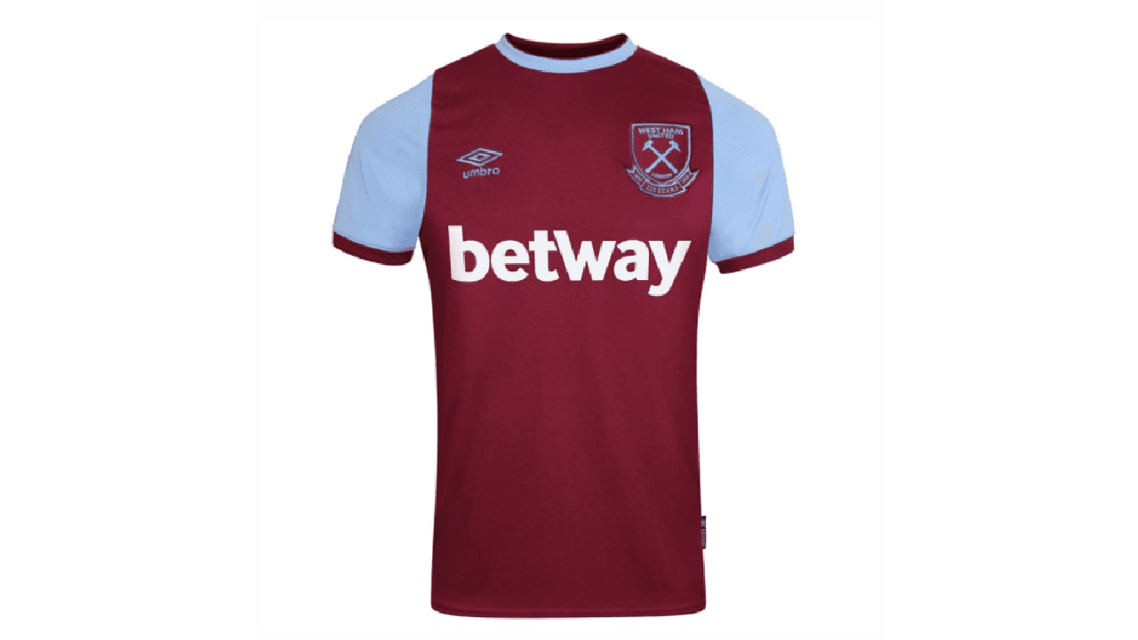 Playera del West Ham United de local.