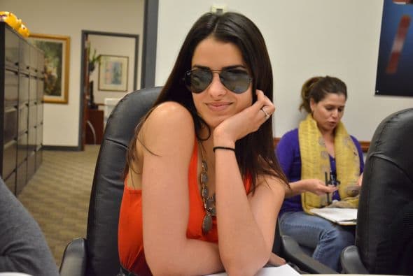 Ya entrados en confianza Vanessa también posó para sus seguidores.