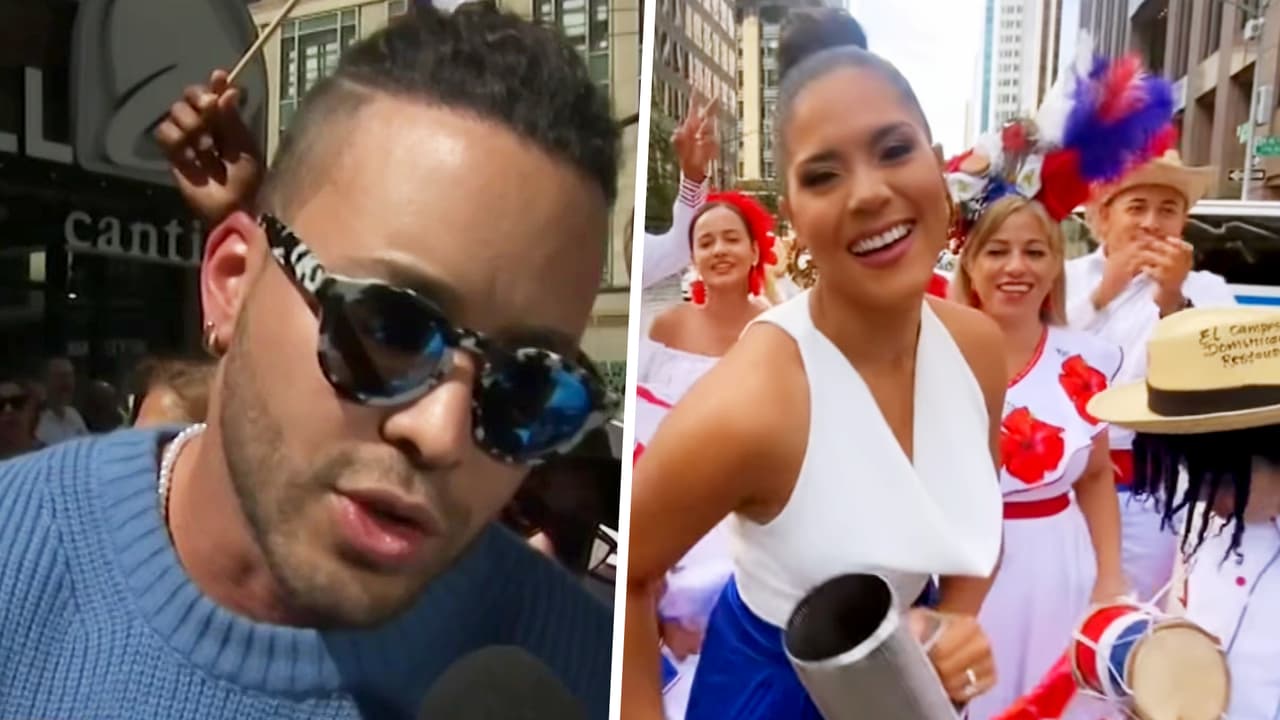 Prince Royce, Francisca y más estrellas presentes en el desfile dominicano en Nueva York