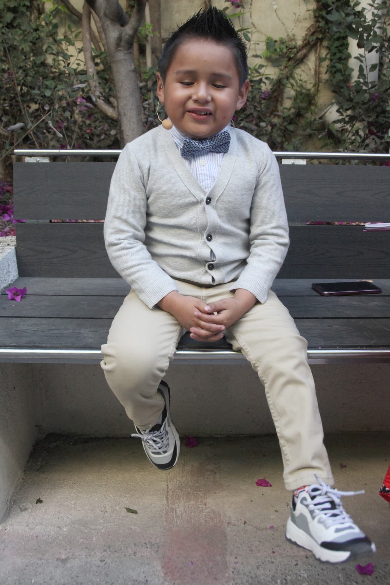 La familia del pequeño le agradeció que hubiera comprado despensa para todos.