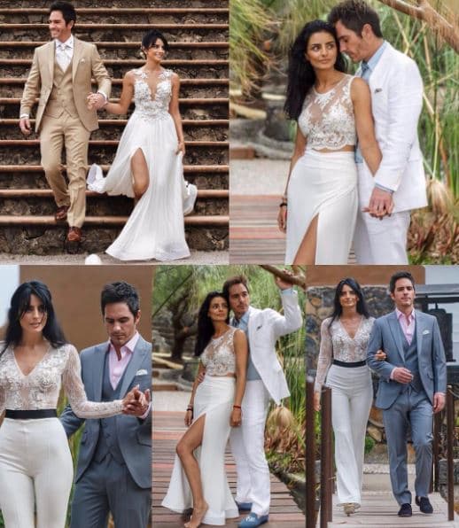 Luego de dos años de relación, la pareja de famosos decidió unir sus vidas en matrimonio en una ceremonia en un hotel de Tepoztlán, México, el 28 de mayo de 2016.