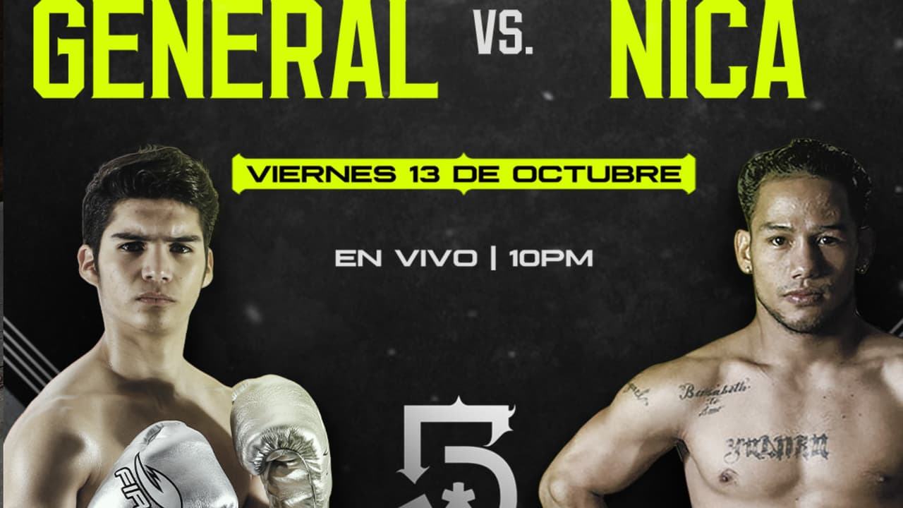 Box Televisa: Pelea 'General' Cuéllar vs. 'Nica' Concepción, horario y cartelera