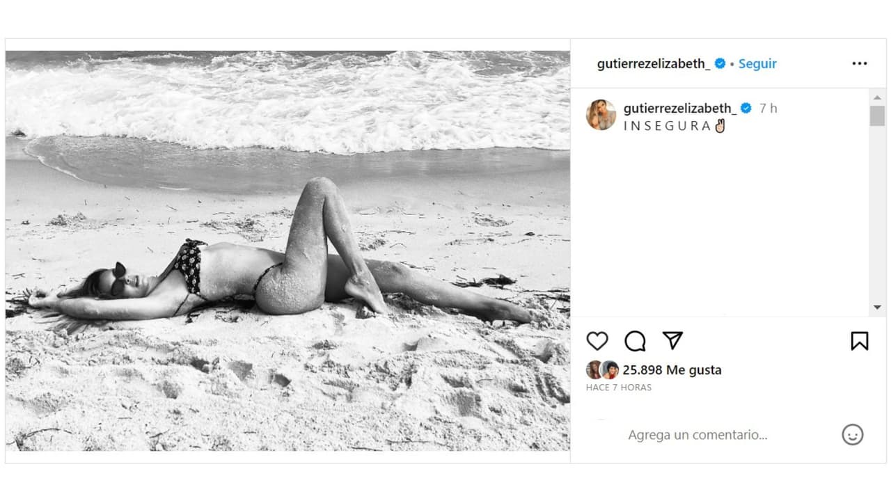 Elizabeth Gutiérrez reapareció así en redes sociales tras polémica con Carlos Adyan.