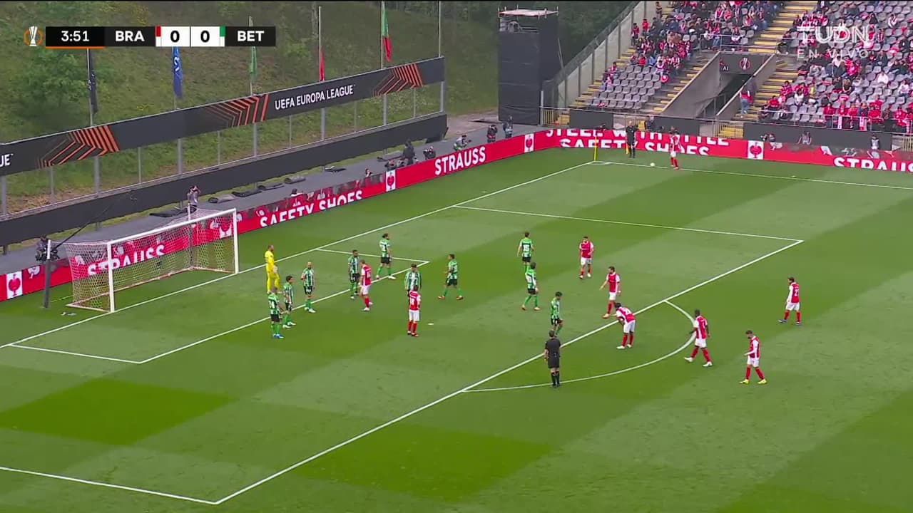 ¡GOL!  anota para Sporting Braga. Florian Grillitsch