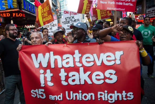 Estas son imágenes de Nueva York.