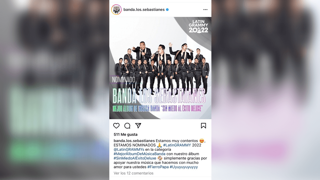 Banda Los Sebastianes no le tiene miedo al éxito, y por eso están nominados a los Latin GRAMMY que podrás ver por Univision, a Mejor Álbum de Música Banda con 'Sin Miedo Al Éxito Deluxe'.