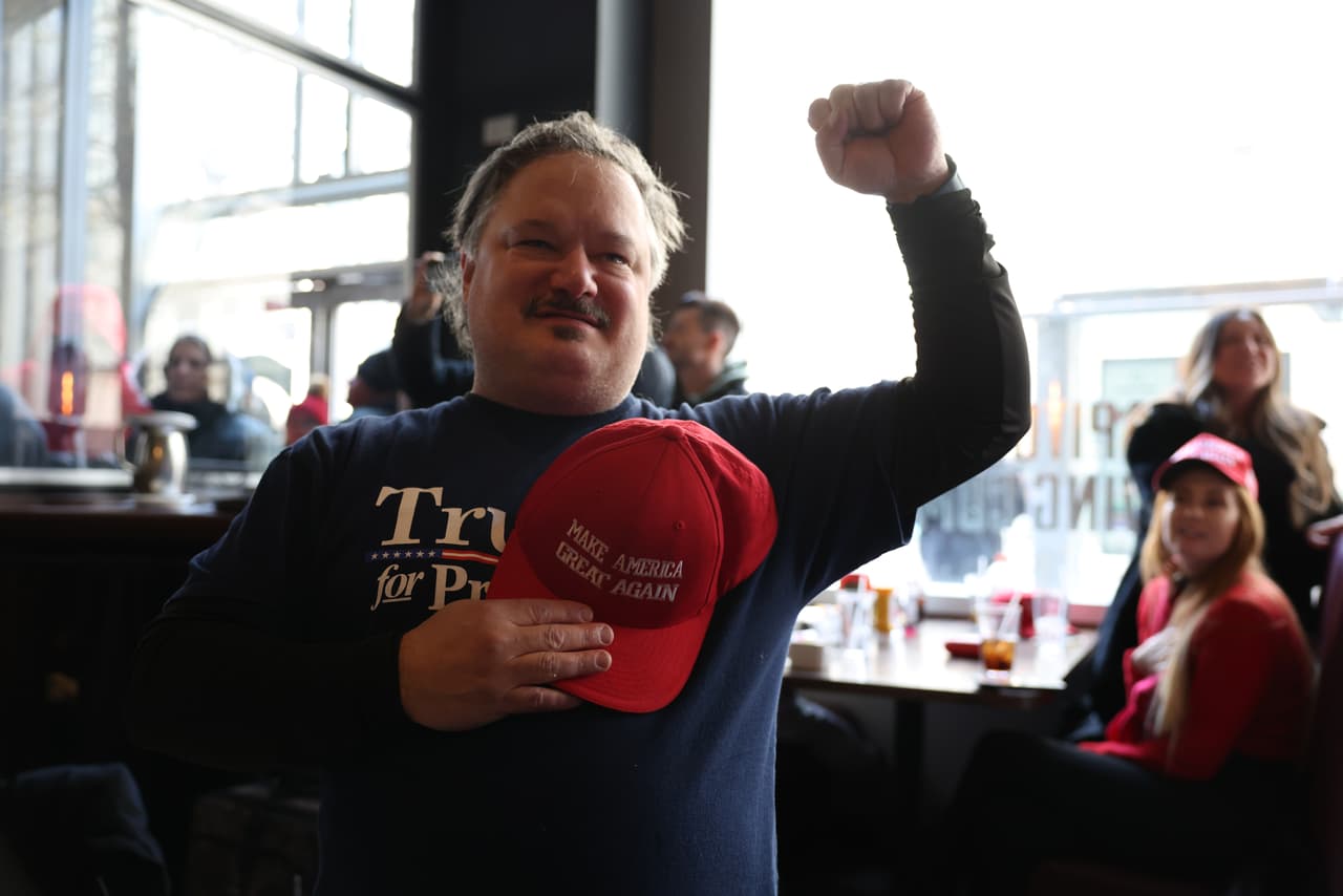 La toma de posesión de Trump, 20 de enero de 2025.