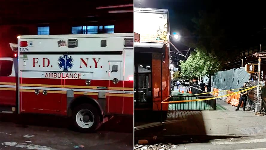 Cinco personas heridas durante disparos en el Alto Manhattan, una de ellas por un policía