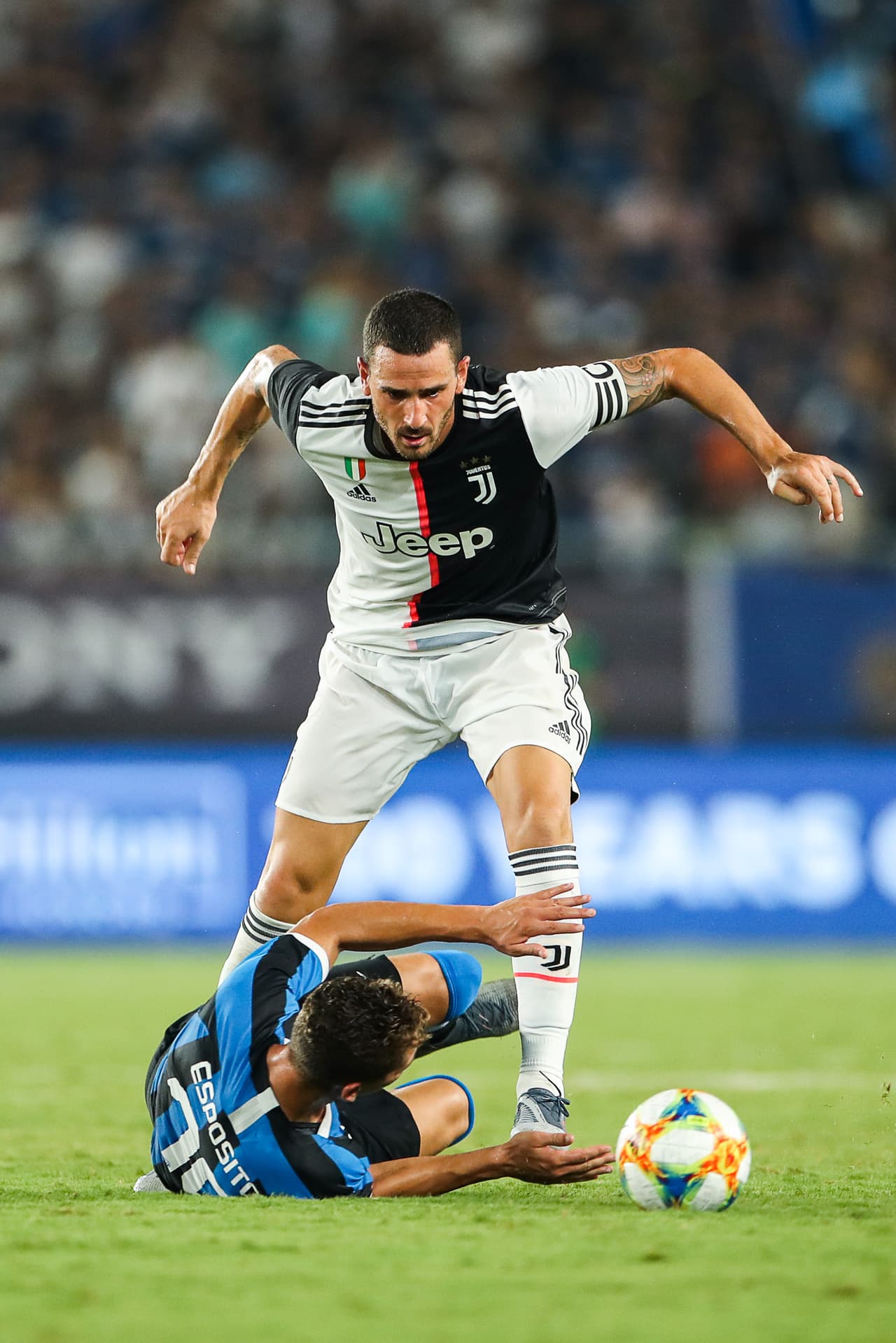Leonardo Bonucci, jugador defensivo veterano de la Juventus FC.