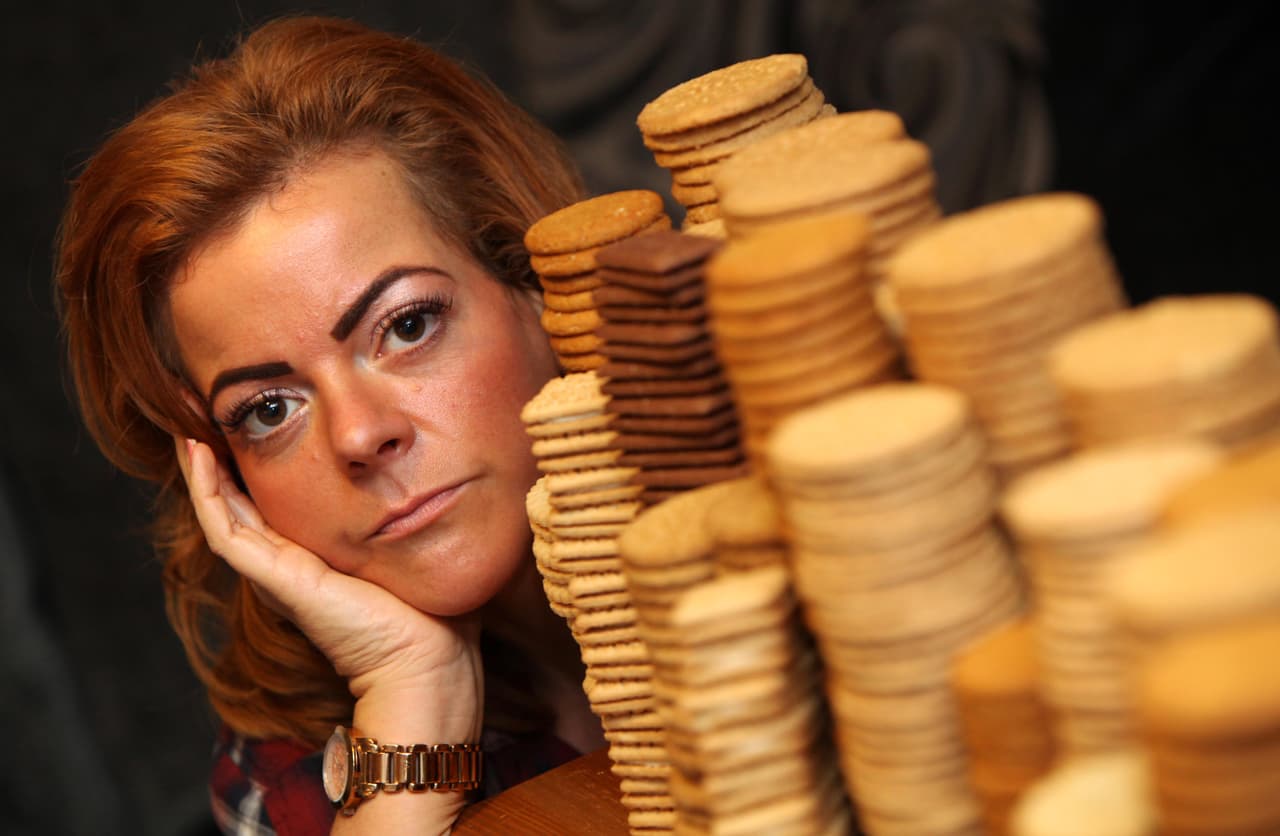 Probablemente necesitó todas sus fuerzas para dejar de comer tan deliciosas galletitas.
