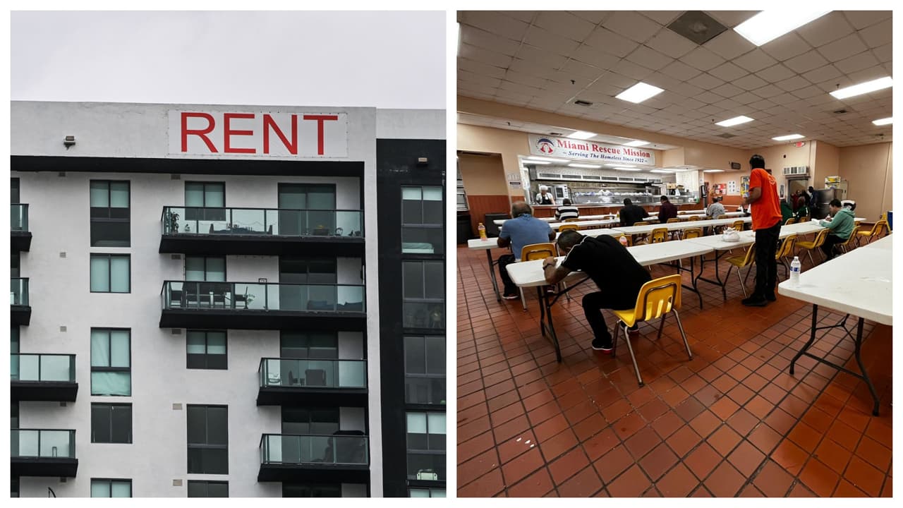 "Hay profesionales viviendo en las calles": precios de los alquileres en Miami-Dade dejan a personas sin hogar
